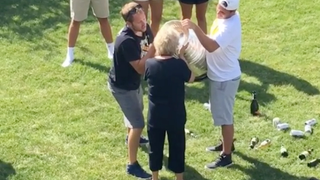 Phil Kessel's Grandma Loves To Party